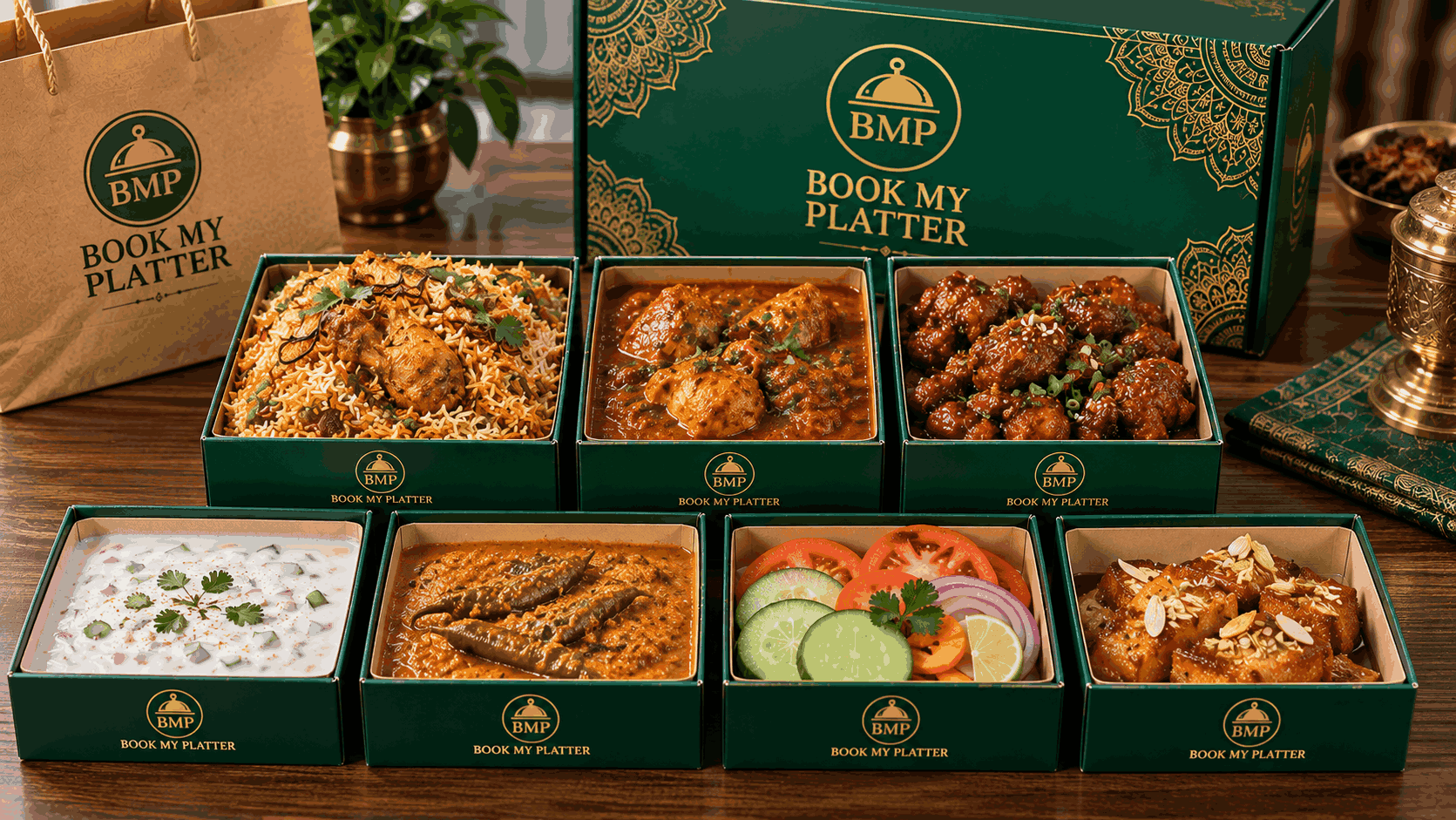 Hyderabadi Chicken Feast